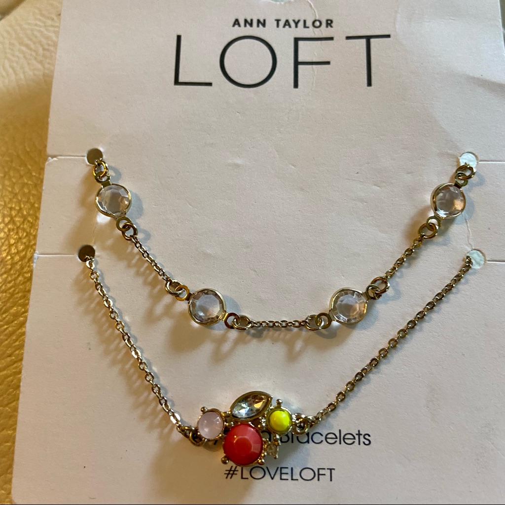 Loft Layering Bracelets Set Of 2 New 11$